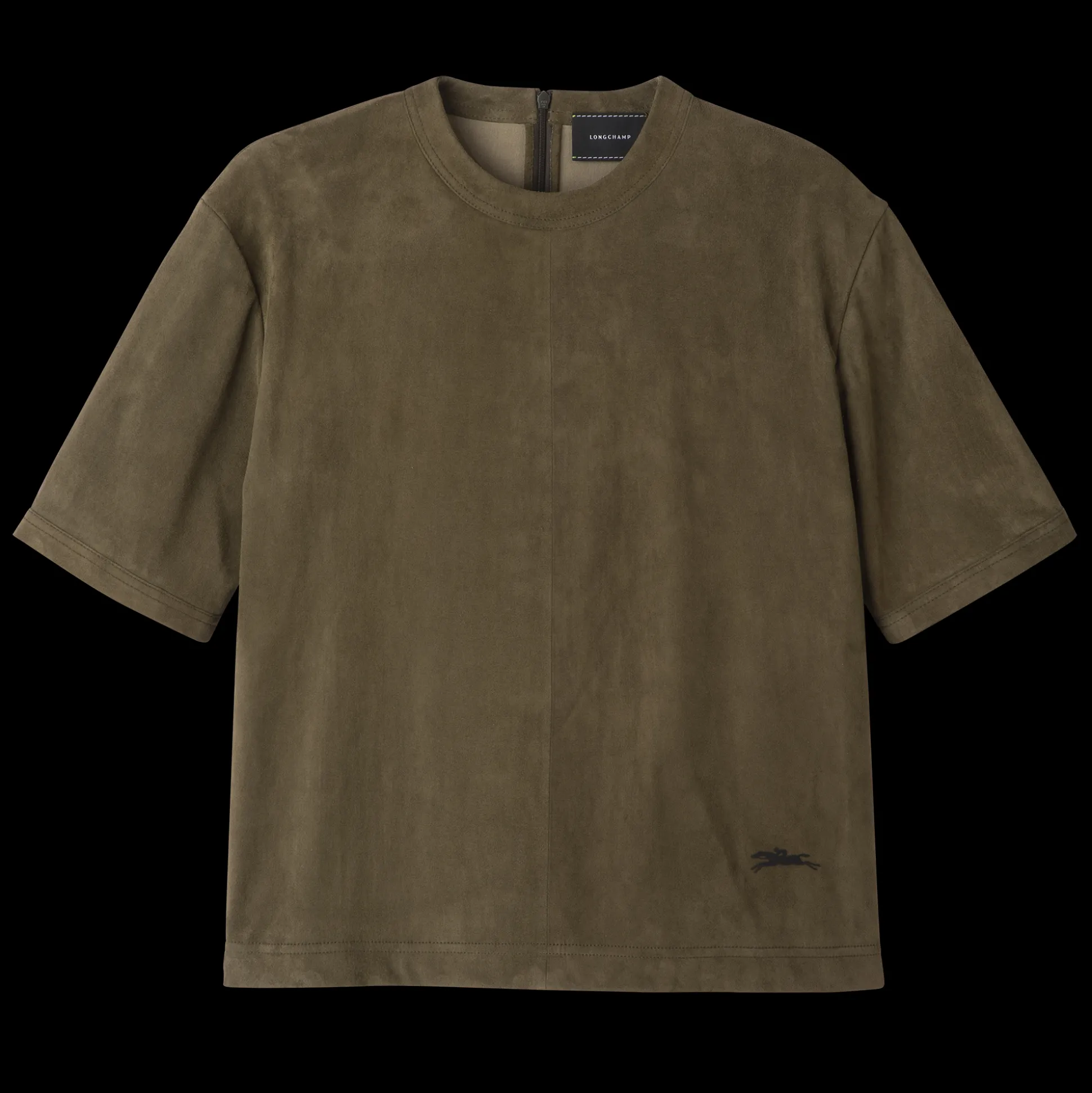 Kurztop Aus Leder*Longchamp Fashion