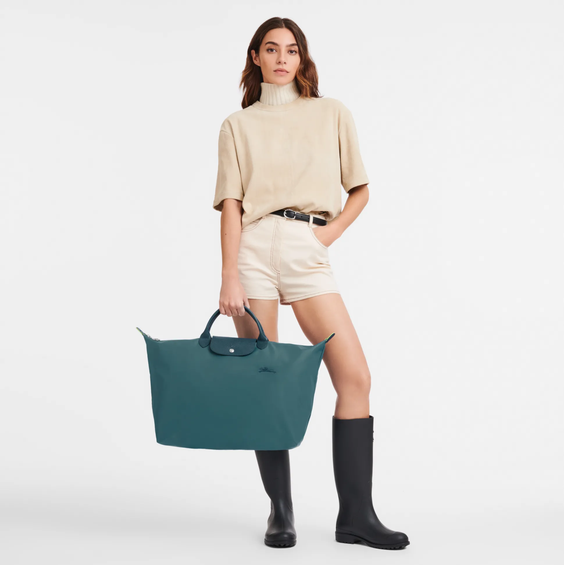 Reisetasche S Le Pliage Green*Longchamp Clearance