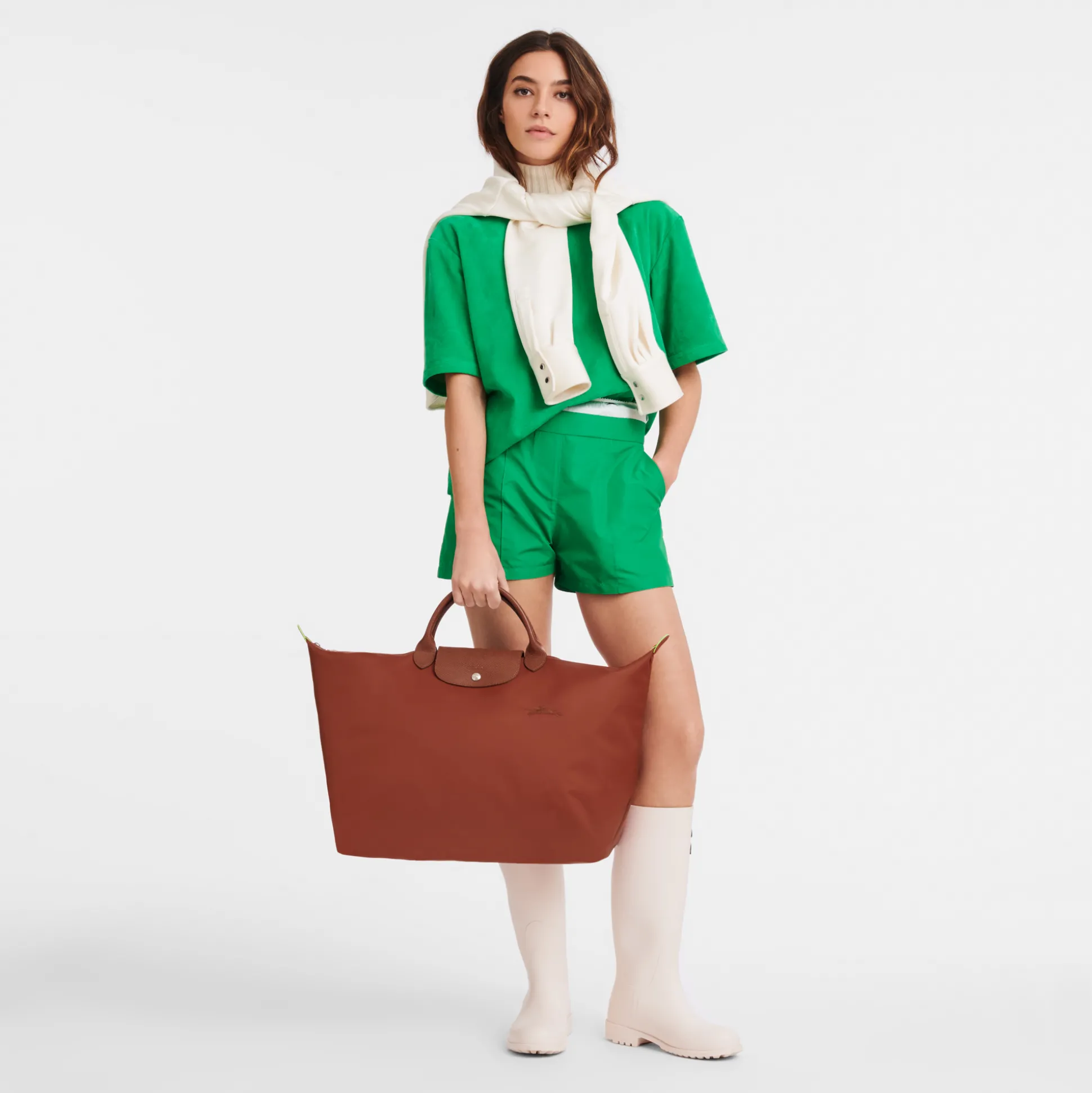 Reisetasche S Le Pliage Green*Longchamp Outlet