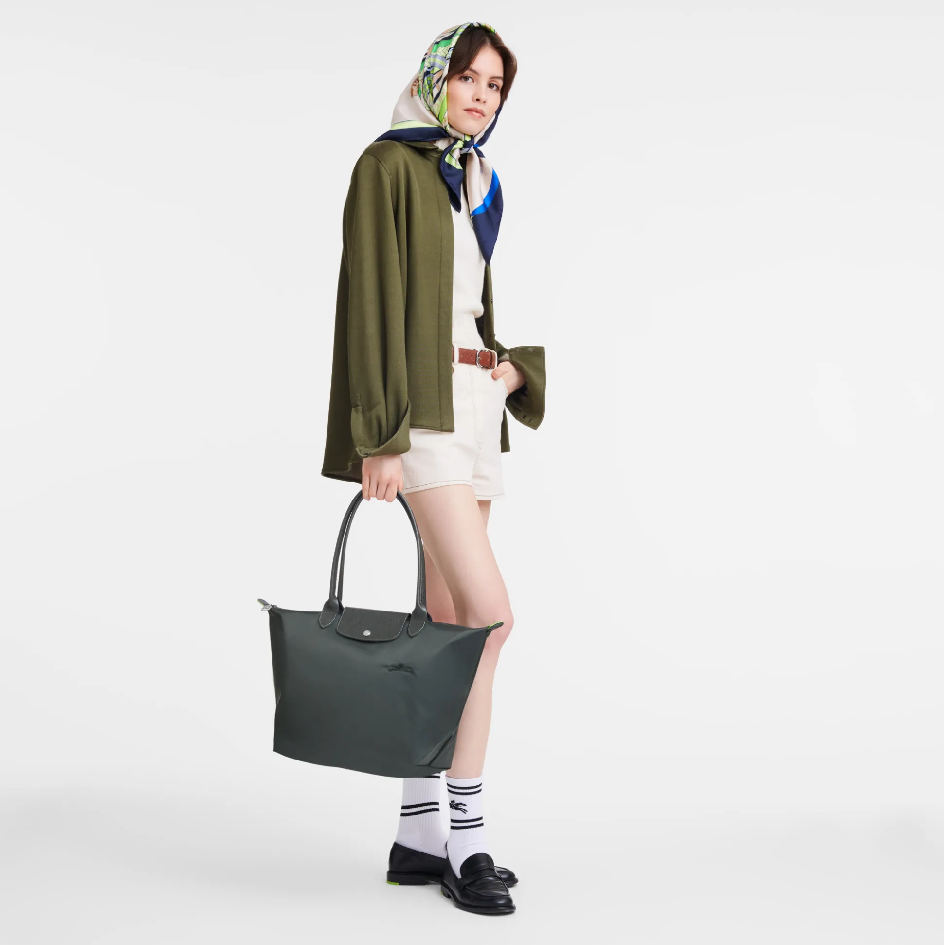 Shopper L Le Pliage Green*Longchamp Online